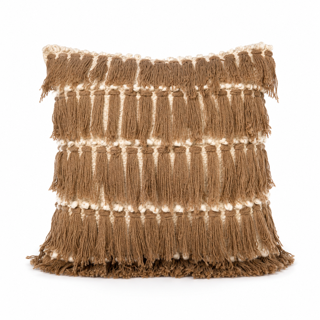 Boho Cushion Cover – Tiramisu Layers