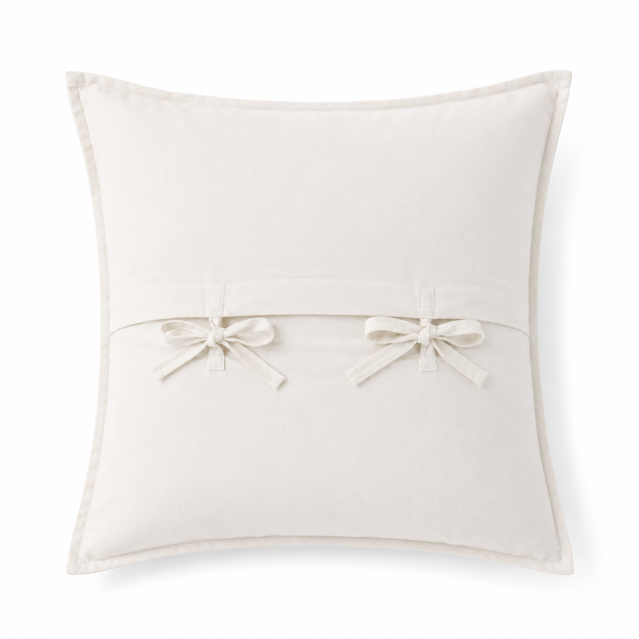 Ivory Flora Cushion Cover