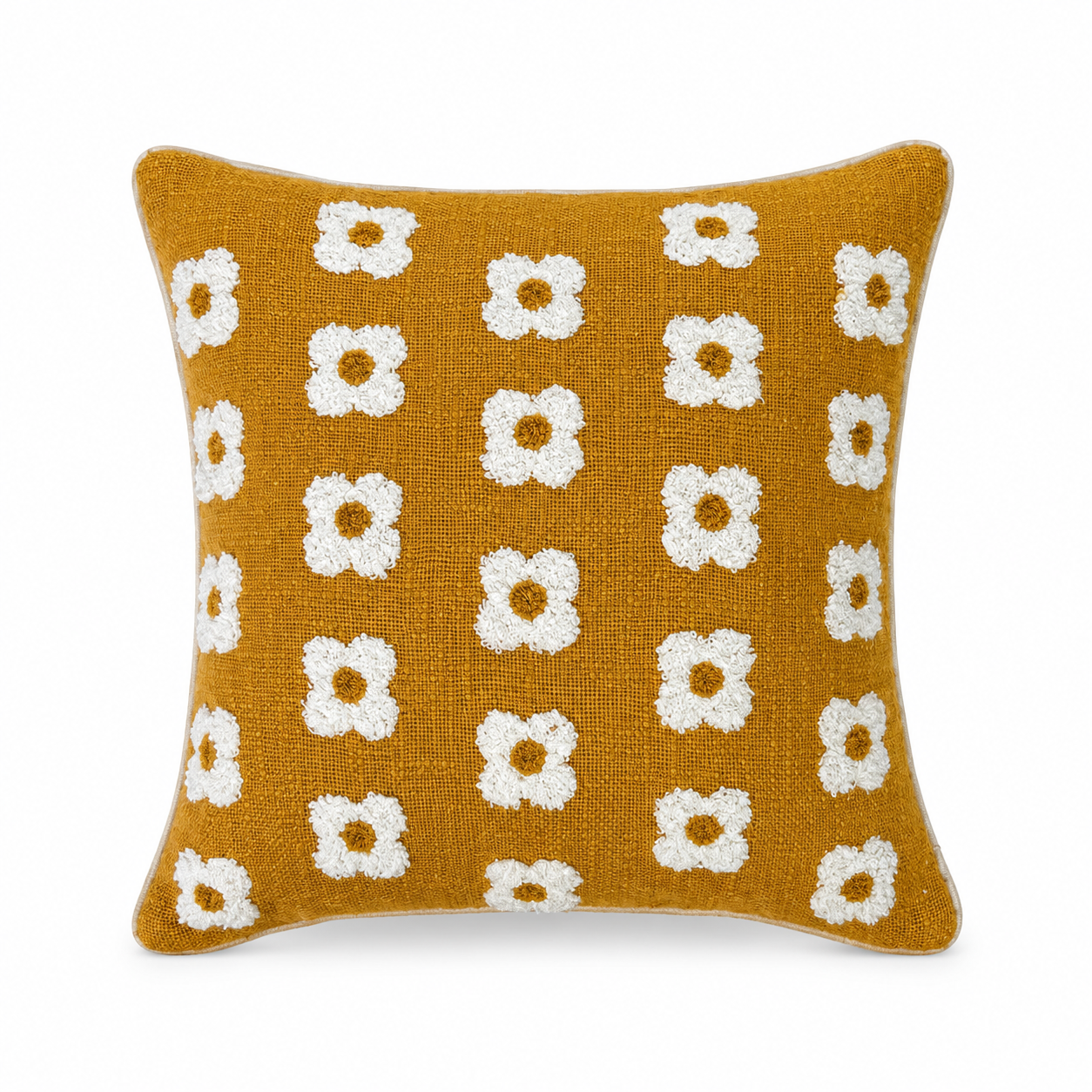 Boho Cushion Cover – Honey Daisies