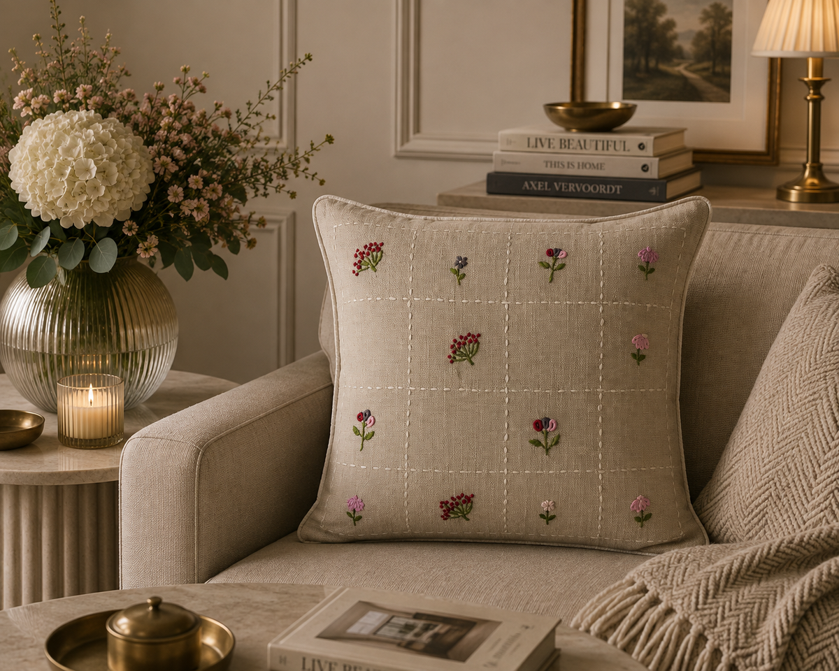 Studio Collection – Meadow Beige Cushion Cover