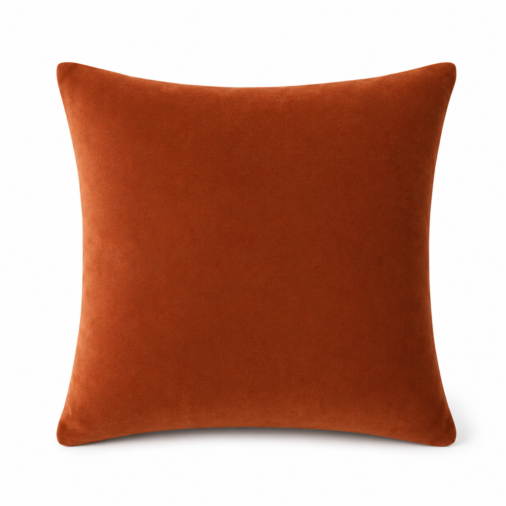 Cinnamon Velvet Cushion Cover
