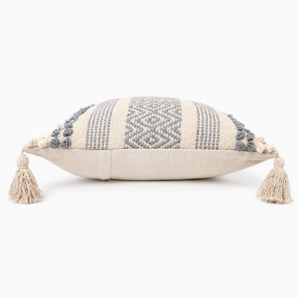Boho Cushion Cover – Blueberry Yogurt Weave