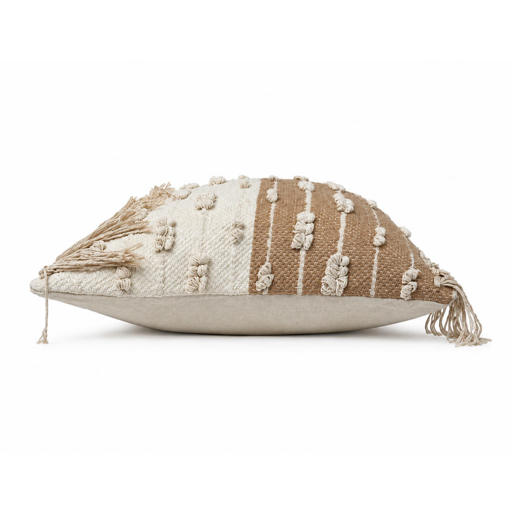 Boho Cushion Cover – Chocolate Milk